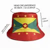 Sombrero de Pescador con Bandera de Granada, Sombrero de Ventilador con Estampado de Protección Solar Tipo Cubo para Hombres y Mujeres, Más Vendido en Ventas Transfronterizas