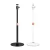 Soporte de Micrófono para Transmisión en Vivo de Disco de Escritorio Personalizado con Luz de Relleno Metálica, Gimbal para Fotografía con Teléfono y Soporte de Micrófono Ajustable