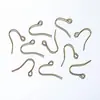 Ganchos de Orelha Metálicos em Forma de U, Acessórios de Gancho de Orelha em Forma de 9, Acessórios para Joias DIY, Materiais para Brincos Artesanais Atacado