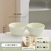 Platos caseros frescos y sencillos, nueva vajilla de cerámica de alto valor pintada bajo vidriado estilo pastoral, cuencos para arroz y cuencos para sopa