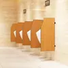 Divisória de Urinol, Divisor de Urinol para Banheiro Masculino, Painel Divisório de Urinol, Divisória Tela de Urinol com Textura de Madeira
