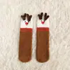 Calcetines para Dormir de Otoño e Invierno, Calcetines Gruesos de Coral Fleece, Calcetines Cálidos de Toalla, Calcetines Gruesos Navideños de Dibujos Animados, Calcetines para Dormir