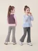 Leggings para bebé niña Jerry, pantalones deportivos de otoño para niños, pantalones largos para niños pequeños, pantalones acampanados de encaje para bebé niña