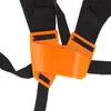 Cinturón de mochila de doble hombro para cortacésped, cinturón trasero para cortacésped colgado al costado, estructura trasera de doble hombro ancha y engrosada