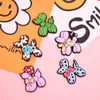 Nuevos dijes para zapatos de agujero de oso de globo transfronterizos, dijes de flores para zapatos, accesorios de dijes para zapatos de jardín DIY, venta al por mayor en plataformas transfronterizas