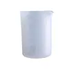 Molde de Resina Cristal de Papoula Ferramenta DIY Feita à Mão com Escala 250ml Copo Medidor de Silicone Sem Lavagem