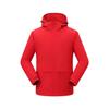 Nueva Chaqueta Terciopelo Elegante Zorro Plateado Terciopelo Todo en Uno para Hombre Color Puro Cálida Cortavientos Impermeable Chaqueta Engrosada Chaqueta de Montañismo