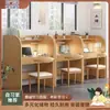 Escritorio de estudio, escritorio de oficina, escritorio de computadora para estudiantes, diseño minimalista, división cerrada, entorno de aprendizaje inmersivo, habitación de estudio simple, mesa de estudio