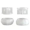 Amapola Transfronteriza Nuevo Producto Más Vendido Molde de Silicona DIY Redondo Caracola Gruesa Tarro de Almacenamiento Taza para Velas Molde de Yeso