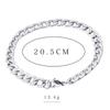 Pulsera de acero de titanio para hombre, estilo retro, exagerado, estilo europeo y americano, muy popular en AliExpress y Amazon.