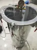 Barril de Vacío de Acero Inoxidable Barril Desespumante de Resina y Silicona Barril de Extracción de Aire Secado Desespumado Caja de Vacío para Pegamento Epoxi Presión Positiva y Negativa Integrada