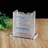 Caja de Acrílico Dental para Palillos de Dientes Cuidado Bucal Caja de Acrílico Escarchado para Hilo Dental Logo Imprimible Personalizado