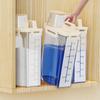 Cubo de Almacenamiento para Detergente de Lavar Ropa para el Hogar Grande y Pequeño de Plástico Sellado con Tapa para Prevenir la Humedad Tanque de Almacenamiento para Detergente de Lavar Ropa con Asa de Anillo