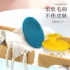 Cepillo de Masaje para Cabello y Champú de Silicona Húmedo y Seco Listo para Usar al por Mayor Artefacto de Baño Cepillo Suave para Baño del Fabricante