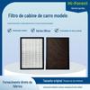 Adequado para modelos 16-19 Filtro de ar condicionado Tesla integrado Filtro de ar condicionado de carro de carvão ativado HEPA