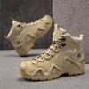 Transfronterizo 2025 Otoño Nuevo Talla Grande Botas de Trabajo para Senderismo y Montañismo al Aire Libre para Hombre Casual de Suela Gruesa de Caña Alta Zapatos de Protección Laboral para Hombre