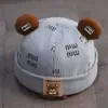 Gorro para Bebé Niño Otoño e Invierno Gorro de Propietario Infantil Otoño Lindo Súper Lindo Gorro de Pirata Sombrero de Piel de Melón de Invierno para Bebé