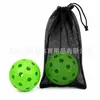 Bola de Pickleball Rotomoldada com 40 Furos Tamanho Padrão 74mm Voo Estável Durável Resistente a Quedas Treinamento Competição Bola de Pickleball