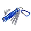 Llave Hexagonal Plegable de Cabeza Plana para Traje, Llave Torx Hexagonal, Herramienta Combinada Hexagonal