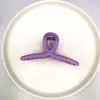 Pinza de Pelo Grande y Elegante Personalizada Pinza de Plástico en Forma de Garra Pinza de Tiburón Color Sólido Pinza Mate para Moño
