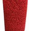Tapete de PVC con Base Abierta, Felpudo de Bucle de Alambre, Piso de Base Abierta, Alfombra Hueca, Rojo Festivo, 12mm, Sin Fondo, para Uso Doméstico