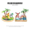 Paquete de Materiales para Paisaje Micro DIY Infantil Mundo Grande Arcilla Creativa Pegamento Marco de Madera Hecho a Mano Juguetes Educativos