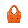 Bolso de Mujer de Estilo Coreano Más Vendido, Bolso Perforado Eva, Bolso de Playa, Bolso de Mano Esencial para el Verano en la Costa, Apto para Bricolaje, Marca Coreana de Nicho