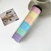 Activity Estilo Coreano Goma para el Cabello sin Costuras Alta Elasticidad Simple Duradera Cuerda para el Cabello Goma Básica de Colores para Mujeres