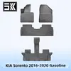 Para Kia Sorento2016-2020 Combustible 3D Material para Todo Clima Tpe Tapetes de Piso Tapete de Cajuela
