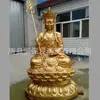Estatua de Bronce del Bodhisattva Ksitigarbha, Estatua Grande de Cobre Puro del Bodhisattva Ksitigarbha, Escultura de Cobre de Ksitigarbha de 2m