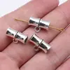 15x 10x 7mm 1.5g plata antigua DIY vintage aleación de zinc accesorios de joyería conector de té de bambú