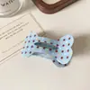 Pinzas para el pelo de acetato estilo coreano, con estampado de cuadros retro y leopardo, pinzas de pico de pato grandes para la parte trasera de la cabeza, nuevos accesorios para el cabello versátiles, ligeros y de lujo