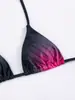 Verano 2026 Europeo y Americano Vacaciones en la Playa Casual Bikini Conjunto de Tres Piezas Estilo Bohemio de Moda