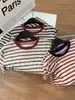 Camiseta de Manga Corta a Rayas de Color Contrastante Estilo Retro Ins Verano 2025 para Mujer Camiseta Holgada Perezosa Estilo Coreano Camiseta Base
