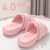 Pantuflas de suela gruesa para mujer 2025 nuevo verano para exterior uso en casa interior baño antideslizantes EVA sin mal olor pies sandalias mujer