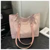Bolsa Tote de Gran Capacidad Nueva Primavera y Verano 2026 Versátil para el Trabajo Hombro Axila Bolso de Mano con Textura Simple