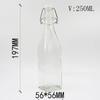 Botella Redonda de Acero Inoxidable 917 con Tapa a Presión, Botella Transparente para Jugo, Enzimas y Bebidas, Frasco Sellado para Conservar Fresco 250ml
