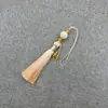 Xiangfei 8B-7 Loto Tallado Doble Borla Colgante Borla Traje Antiguo Dinastía Han Solapa Prensada Escalón Prohibido Estilo Antiguo Ropa con Espalda de Nube Accesorios