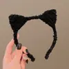 Diadema de peluche de alta calidad y linda para niñas, diseñada específicamente para lavarse la cara y aplicar mascarillas faciales; liga para el pelo de dibujos animados, accesorio para el pelo antideslizante