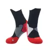 Calcetines de Baloncesto Transpirables Estilo Nuevo Calcetines de Toalla Calcetines Deportivos Calcetines de Baloncesto para Hombre Entrenamiento de Carrera Profesional Calcetines de Tubo Medio Elite