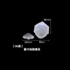 Moldes de Silicona para Dados de Juego Digitales, 19 Tipos, Moldes de Yeso y Resina de Cristal para Manualidades