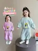 Traje para Niñas Estilo Primavera/Otoño 2026 Nuevo Moda Elegante para Niños Sudadera Casual Conjunto de Dos Piezas Bebé Niña Primavera/Otoño