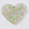 Brinquedo Sensorial De Pressão Direcional em Forma de Coração Verde para Roer a Pele, Brinquedo de Contas para Pegar, Brinquedo de Remover Pele