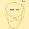 Anel de Braço Gota d'Água de Zircônia Multicamadas Mais Vendido da Amazon Moda Europeia e Americana Pulseira Sexy de Strass para Mulheres Pulseira