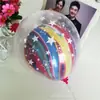 Globo estrella grande de doble capa código de empuje y barrido de suelo pequeño regalo globo de doble capa nubes de colores ágata por todo el cielo bola estrella