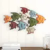 Colgantes y adornos de decoración de pared de hierro forjado transfronterizos, artesanías de metal, venta directa del fabricante, siluetas cortadas con láser y pintadas con UV