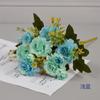 Fornecimento Atacadista de Azaleias de Outono, Decoração de Casa para Cena de Casamento, Flores de Mesa, Pequenos Buquês Simulados de Azaleias, Buquês de Azaleias