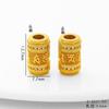 Accesorios DIY de Oro de Arena Vietnamita Tradicional Cuentas Barril de Mantra de Seis Caracteres Color Esmalte Cuentas de la Fortuna Pulsera Cuentas Espaciadoras Accesorios