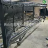 Fabricante de Guard-rails Personaliza Corrimãos Estilo Onda de Aço Carbono Q235 para Comunidades de Vilas Internas e Externas, Cercas de Arte em Ferro para Pátios e Áreas Externas