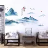 Papel de Parede Autoadesivo Adesivos de Parede de Fundo Adesivos de Pintura de Paisagem de Parede Adesivos de Papel de Parede de Cabeceira Decoração de Quarto Layout de Quarto